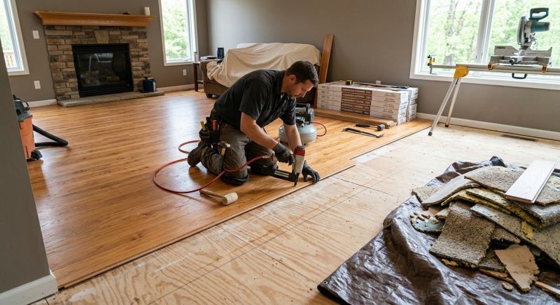 Finished Floor Installation in Austin, TX