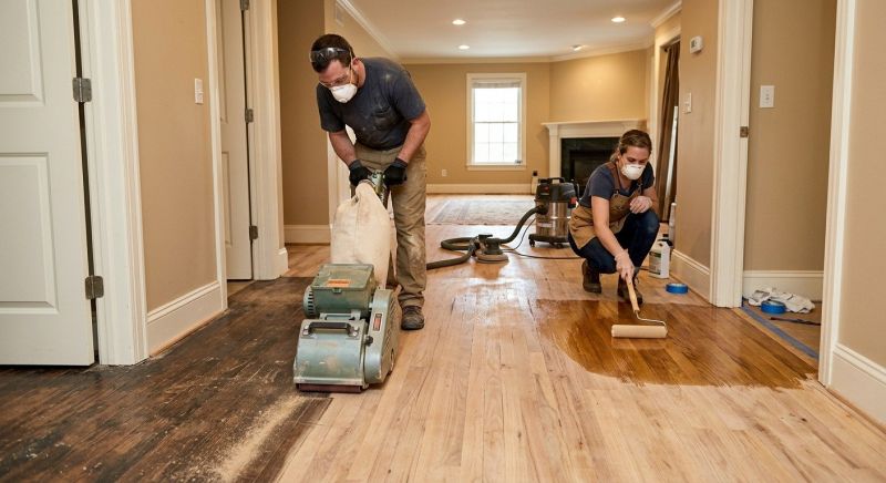Hickory Floor Refinishing in Alpharetta, GA