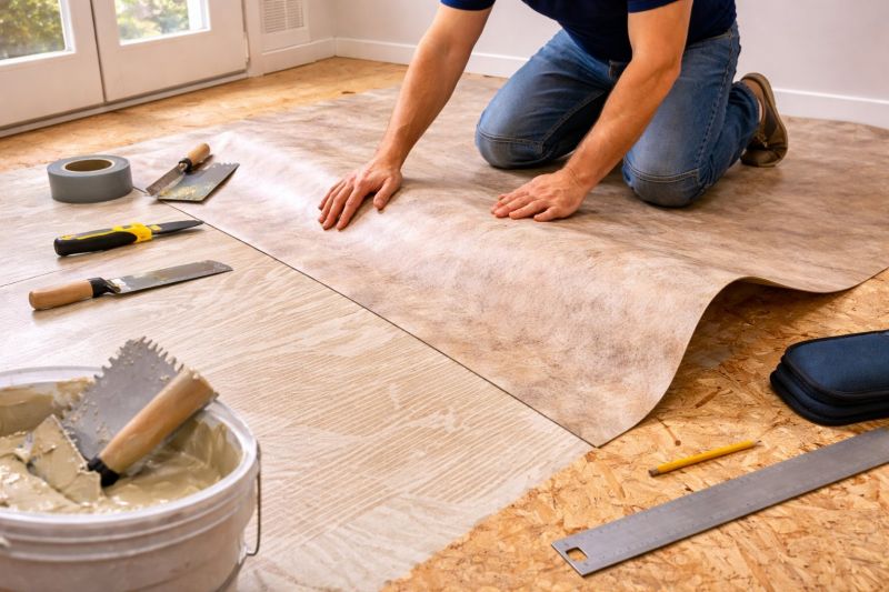 Sheet Vinyl Installation in San Antonio, TX