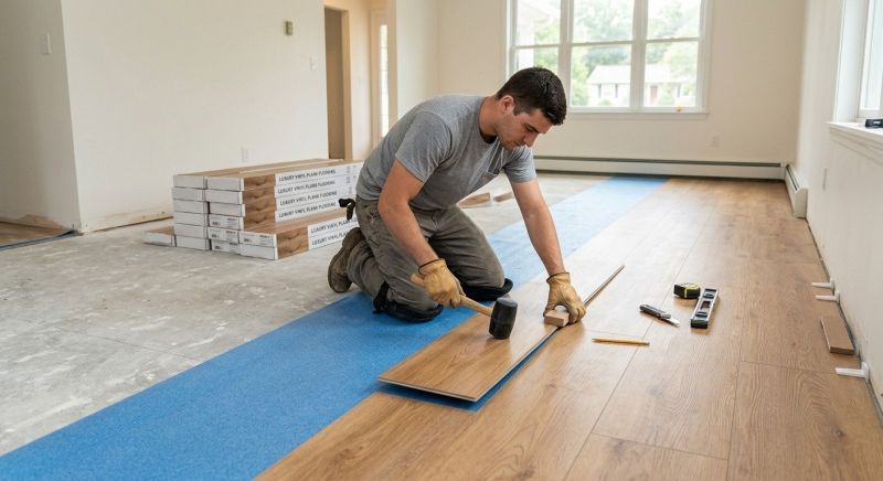 Vinyl Plank Floor Installation in Austin, TX